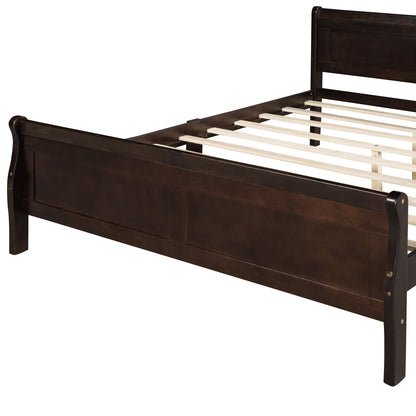 Urban Fusion Full Size Wood Platform Bed - Espresso