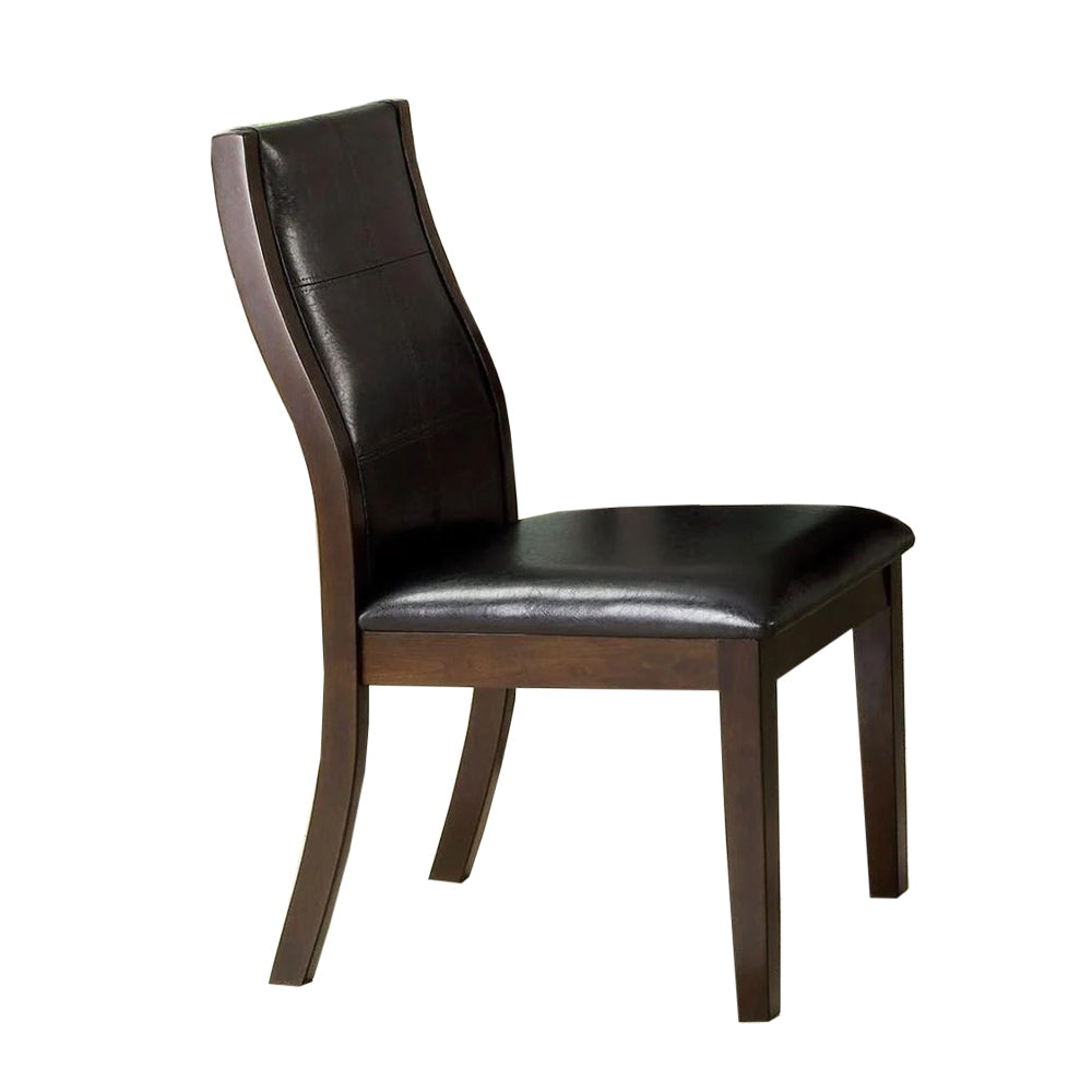 Sutton Leatherette Dining Chairs (Set of 2) - Espresso