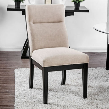 Mullins Padded Fabric Seat Dining Chairs (Set of 2) - Beige