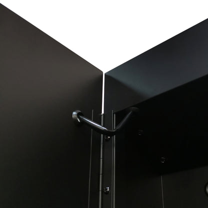 LED Mirror Medicine Cabinet - Black