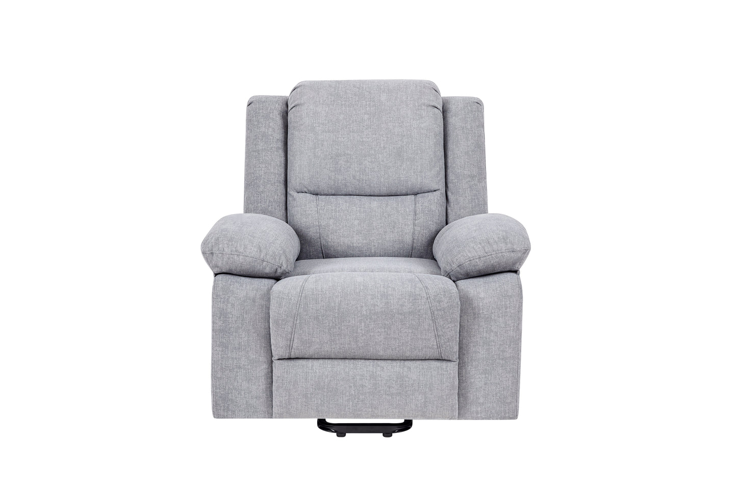 Solace Electric Power Recliner Chair with Massage and Heatin - Light Grey