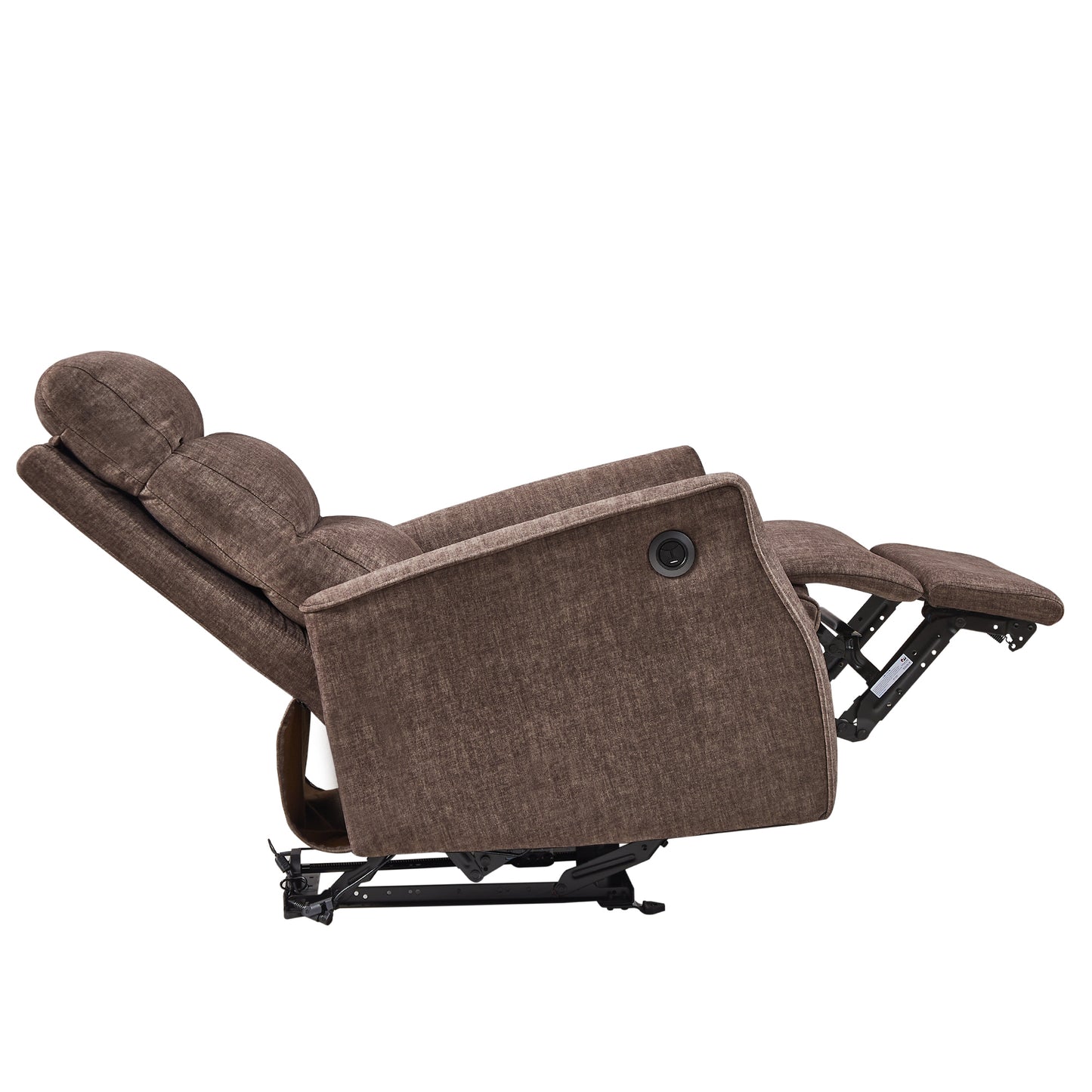 Quinn Power Recliner Single Chair - Brown