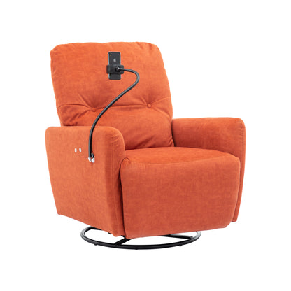 Dax Electric Rocking Motion Recliner - Orange