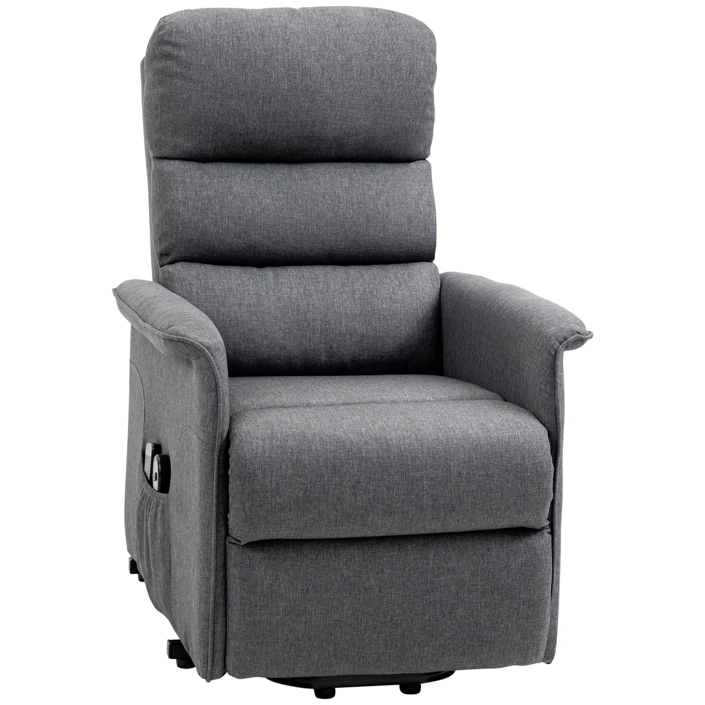 Ross Power Lift Chair with Vibration Massage - Gray