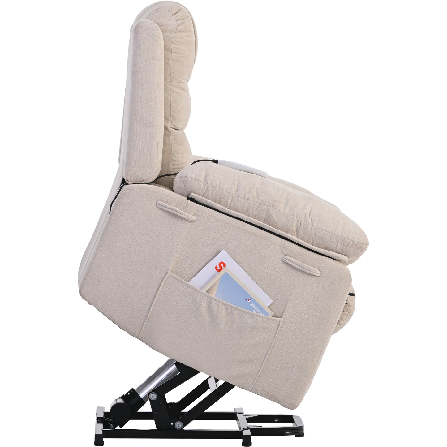 Celestial Power Lift Massage Recline Chair - Beige