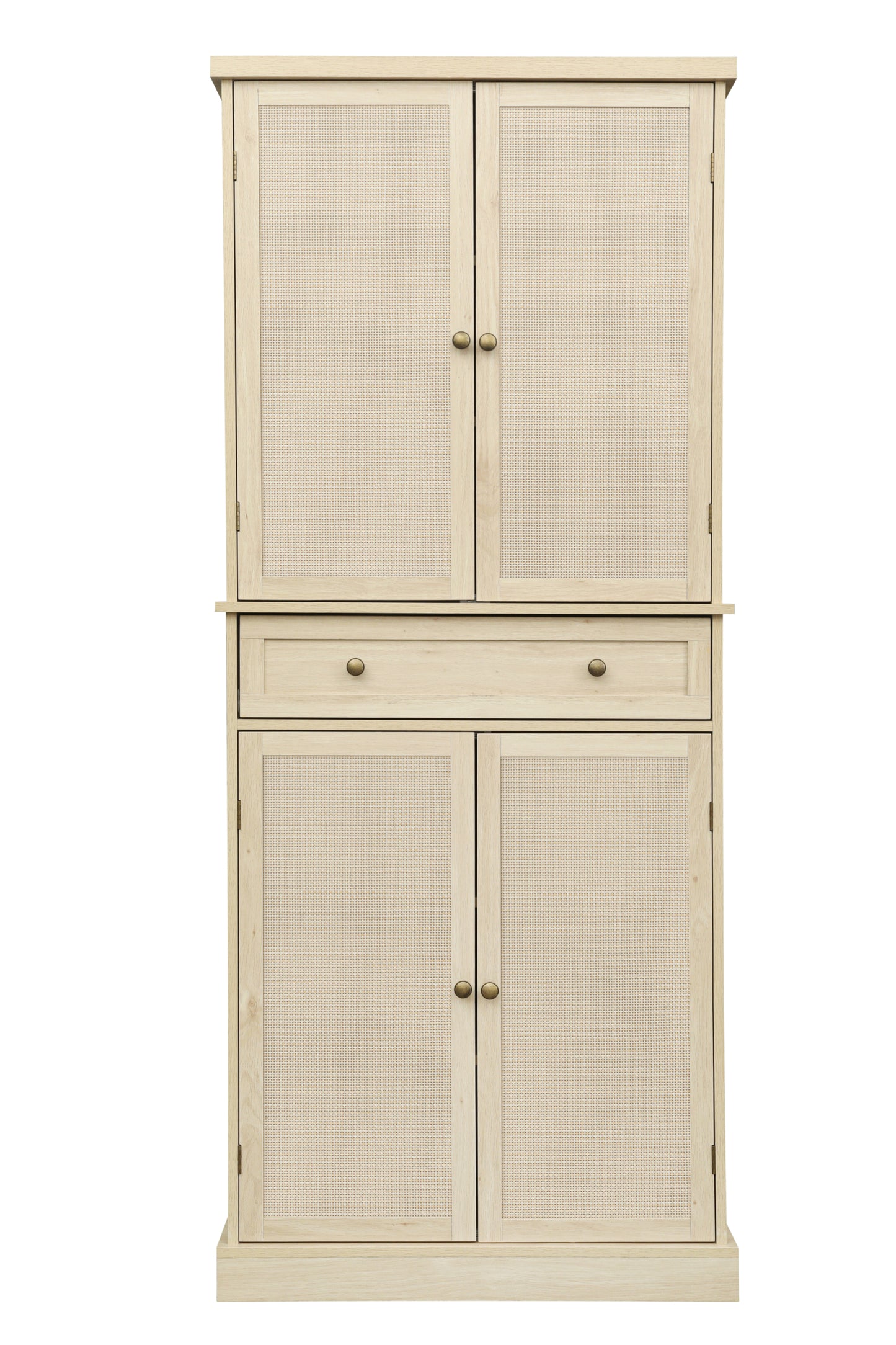 Robu 4 Door Cabinet with 1 Drawer - Natural