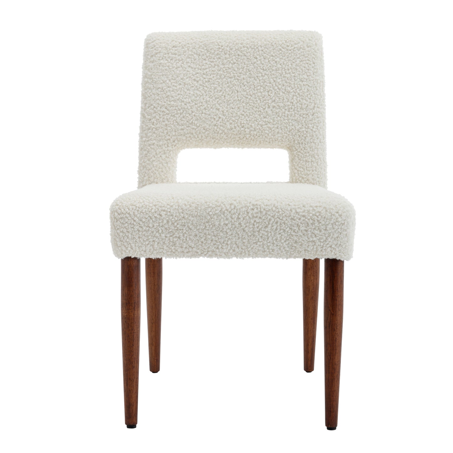 Giordano Dining Chairs with Solid Wood (Set of 2) - Cream