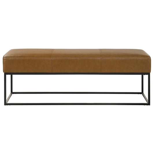 Odessa Leather Bench