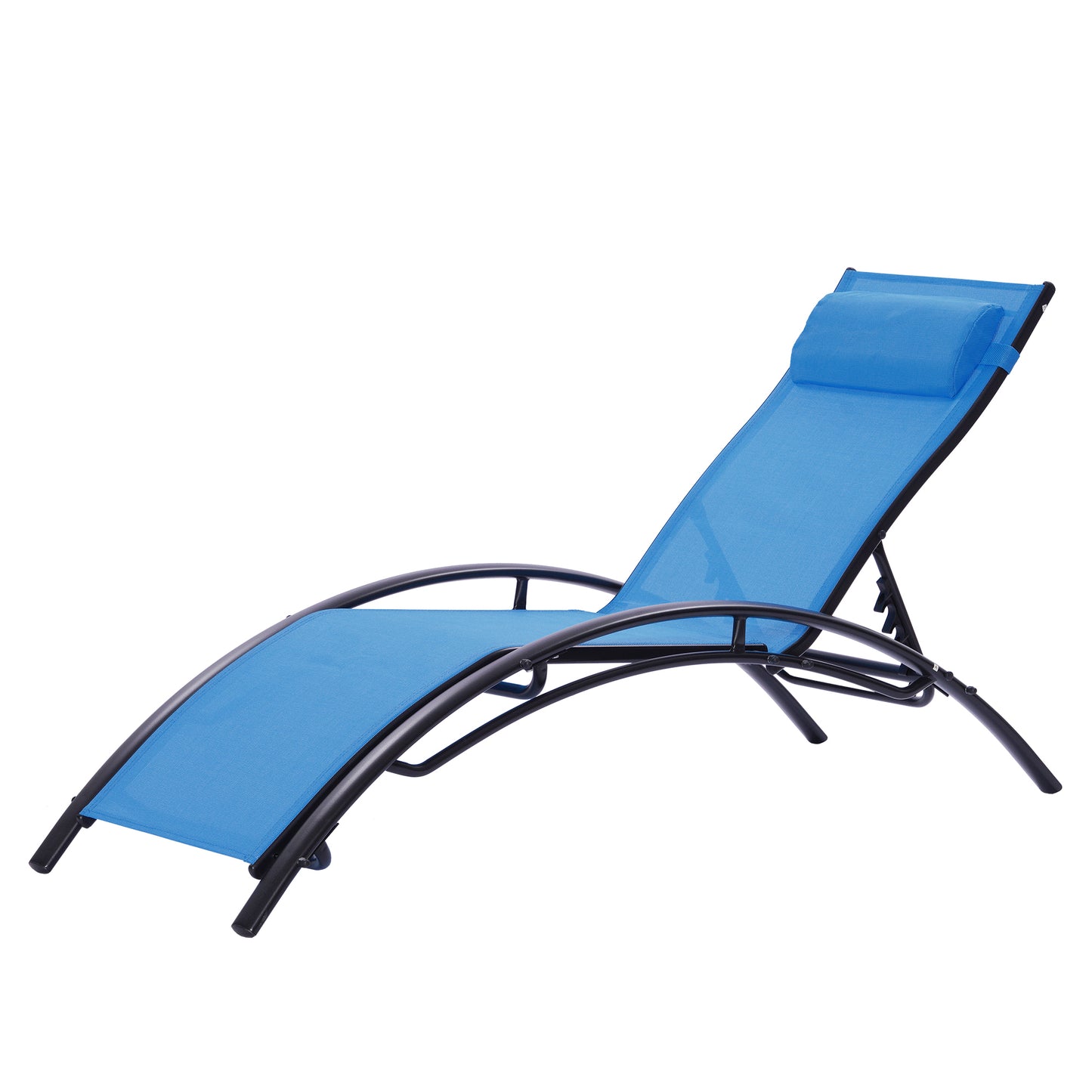 Blosso Outdoor Chaise Lounges (Set of 2) - Blue