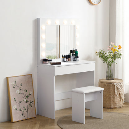 Horton Tanner Makeup Vanity Table and Stool Set