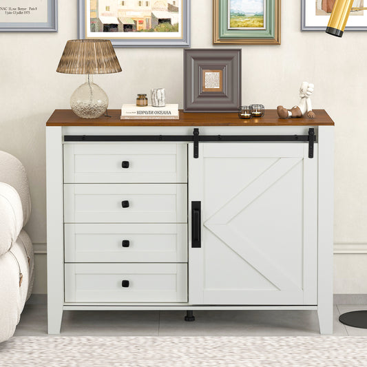 Otis Storage Cabinet - White