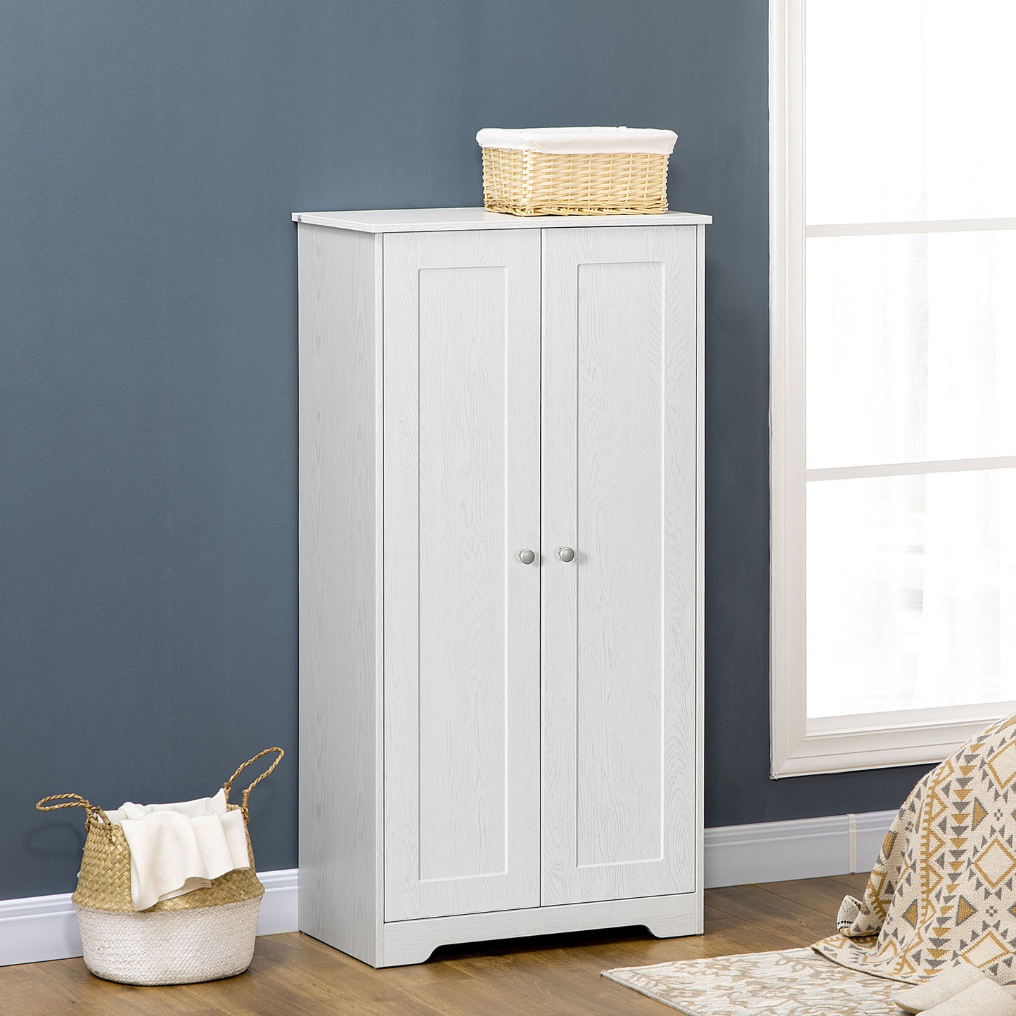 Luce Pantry Storage Cabinet - White