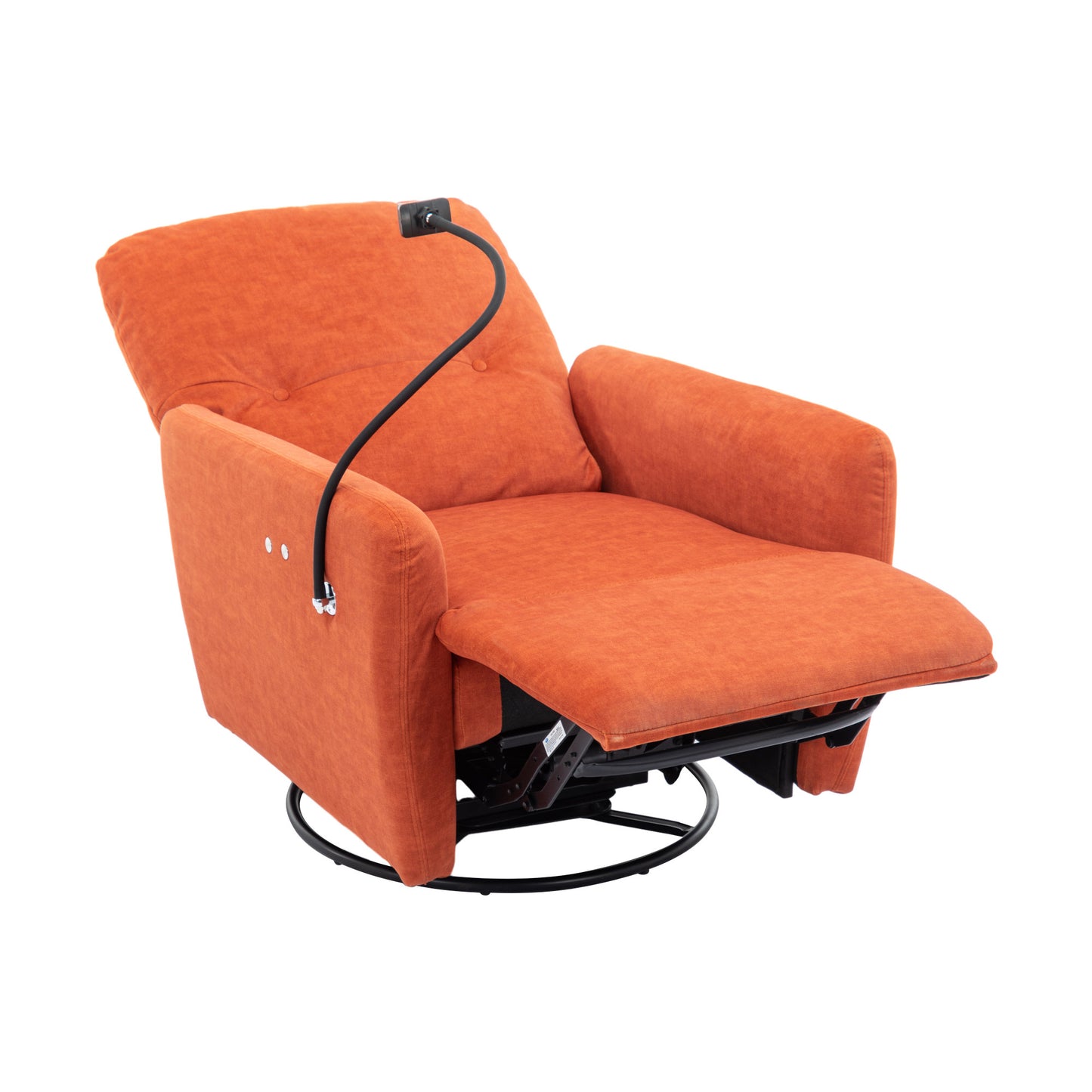 Dax Electric Rocking Motion Recliner - Orange