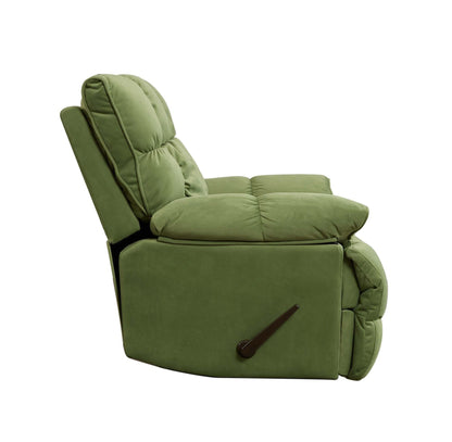 Cloud Swivel Rocker Recliner Chair - Green