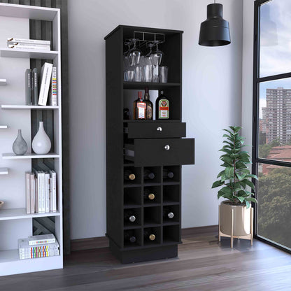 Stacy Bar Cabinet - Black