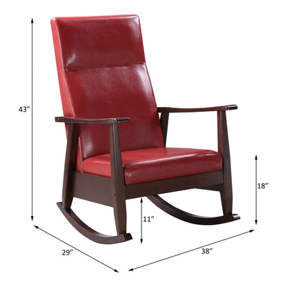 Raina Rocking Chair - Espresso