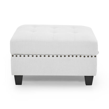 Molly Modular Sectional Sofa Four Single Chair and Two Corner - Ivory