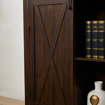 Brock II Tall Storage Cabinet - Espresso