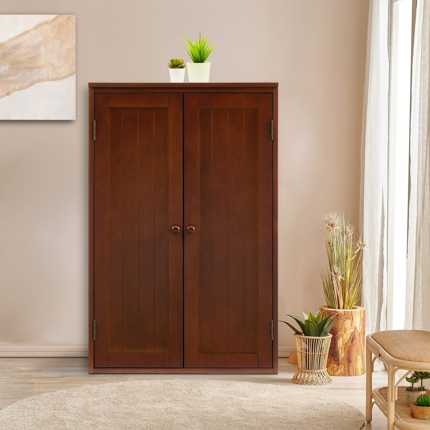 Leona Storage Cabine - Walnut