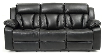 Daria Reclining Sofa - Black