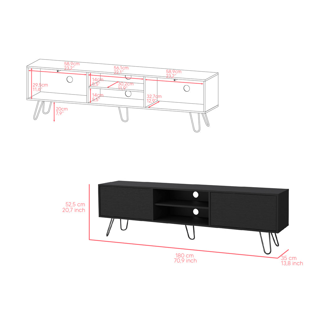 Franklin TV Stand - Black