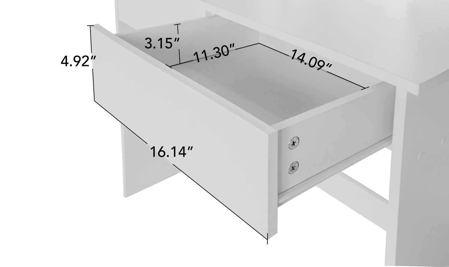 Aya Vanity Desk with LED Lights