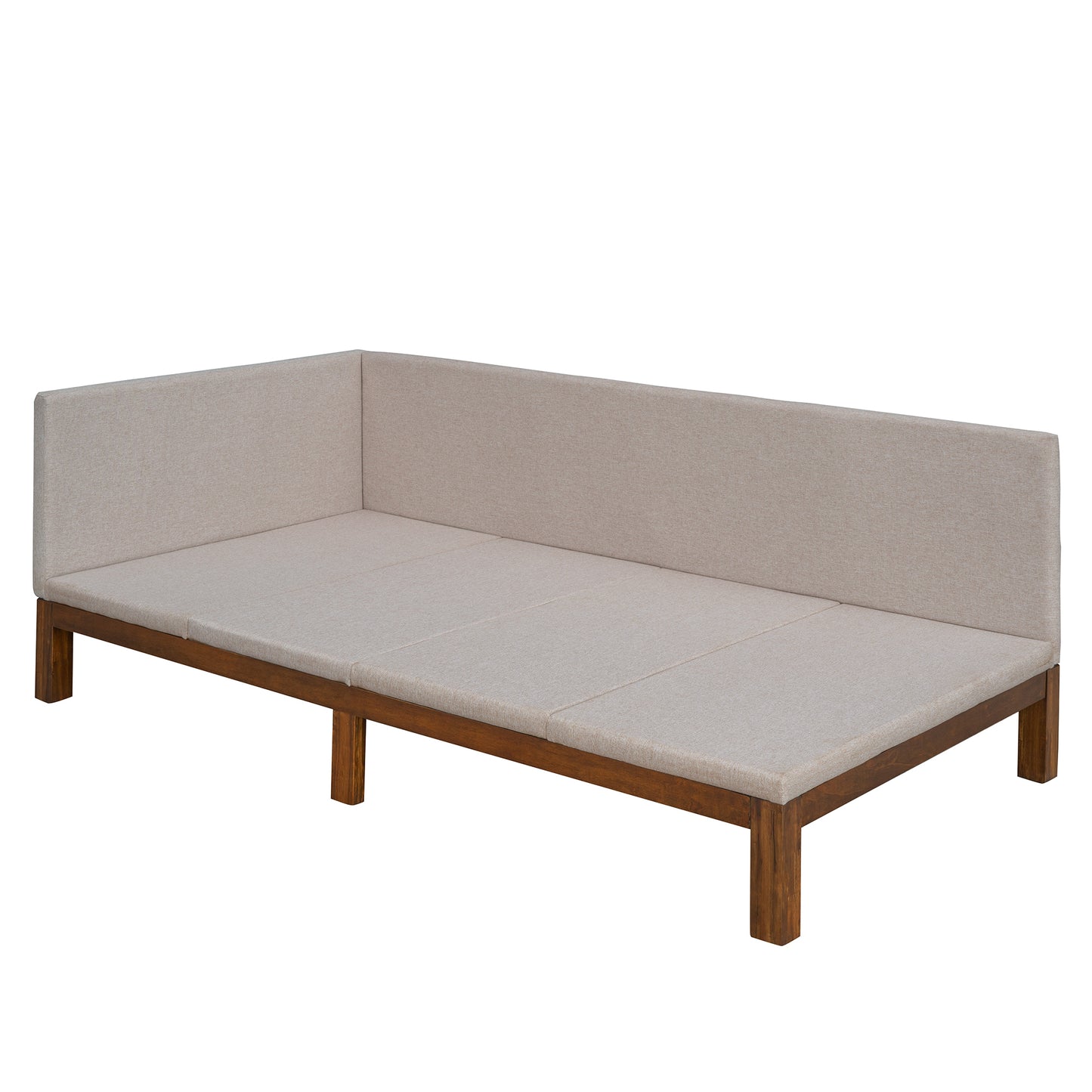 Fumo Twin Size Upholstered Daybed - Beige