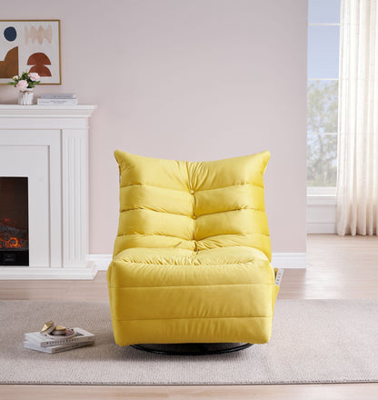 Seraphina Rotatable Recliner Chair - Yellow