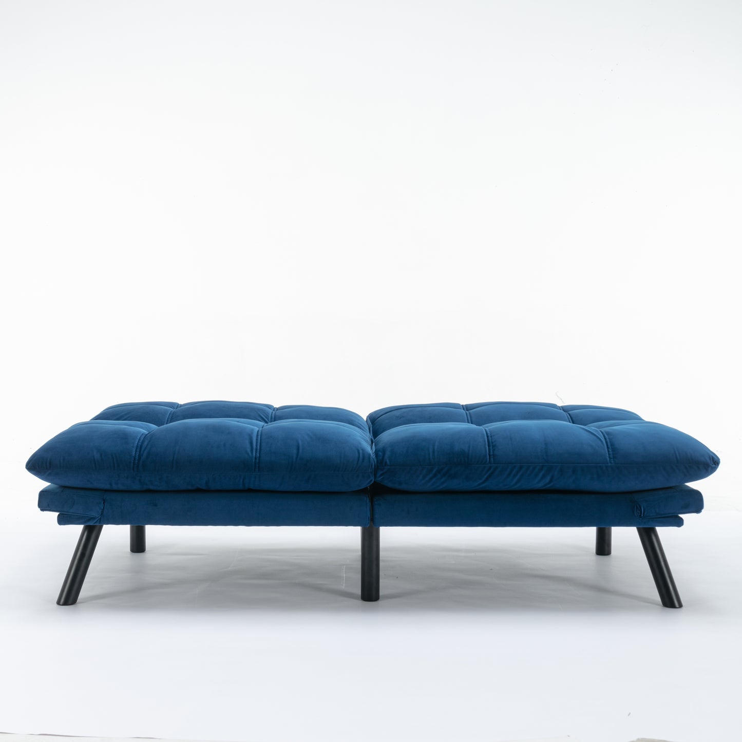 Vega Convertible Folding Modern Sofa Bed - Navy Blue