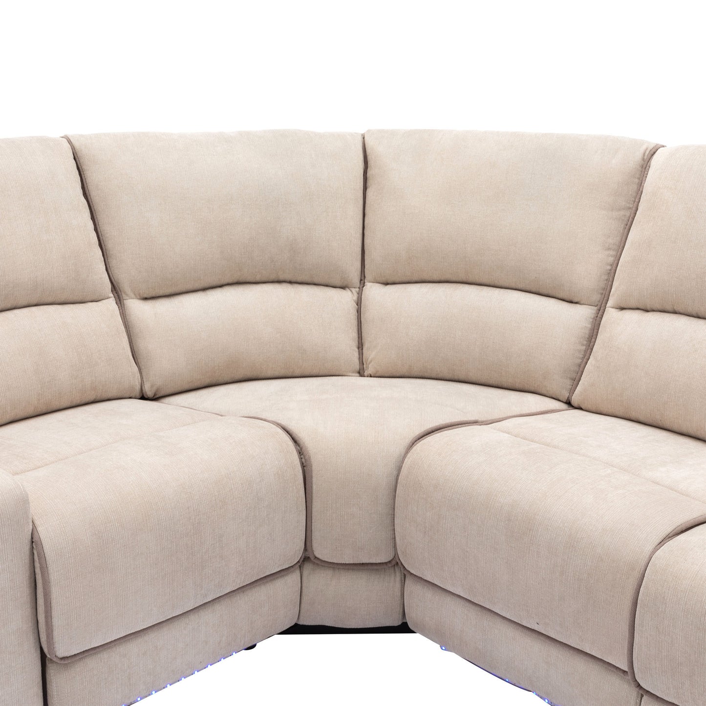 Omar Manual Reclining Set - Cream