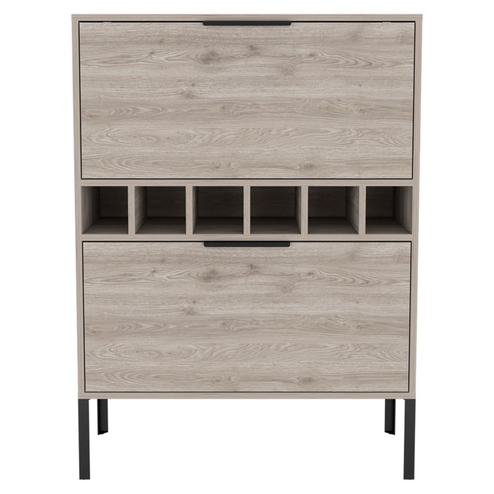 Staten Bar Cabinet - Light Gray