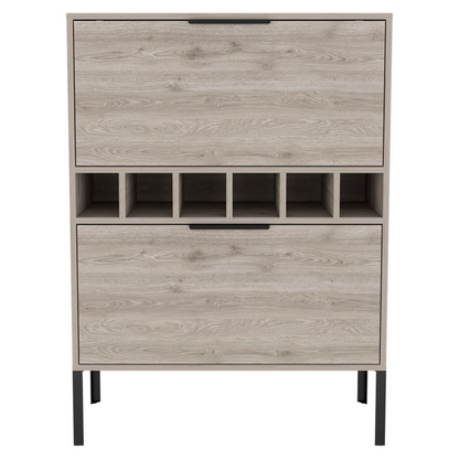 Staten Bar Cabinet - Light Gray