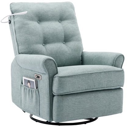 Vo 270 Degree Swivel Recliner Chairs - Green