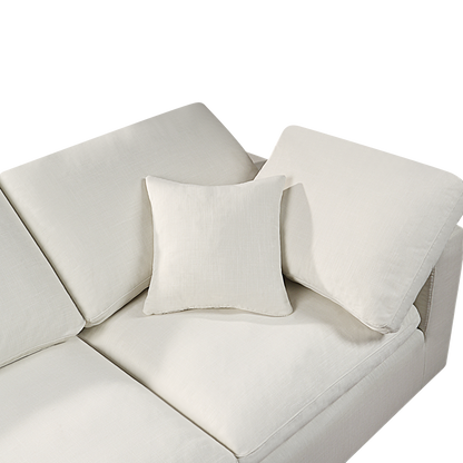 Dallah Modern Modular Sectional Sofa Set 3 - White