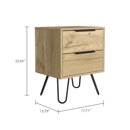 Augusta II Nightstand - Light Oak