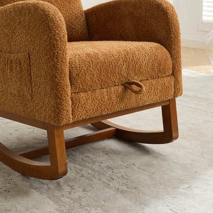 Lester One Rocking Chair - Caramel