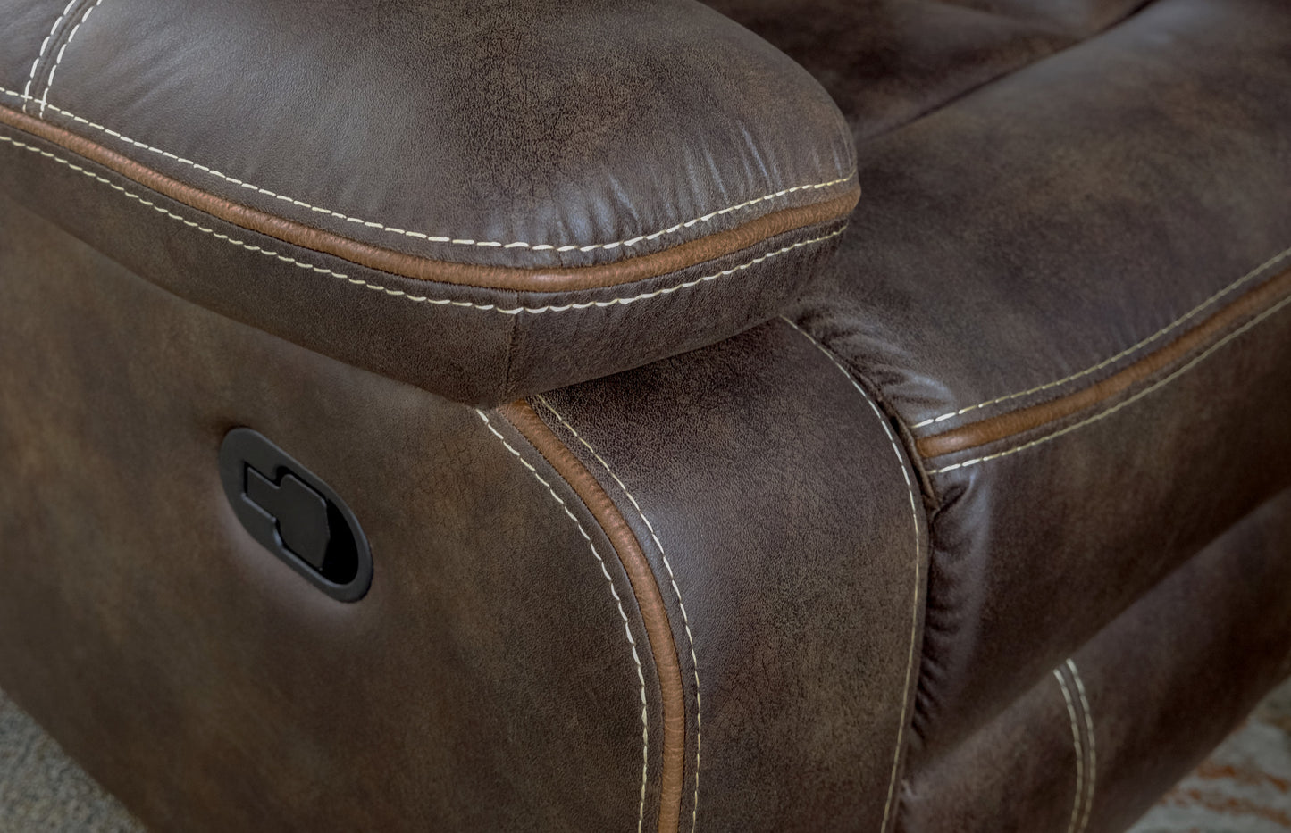 Hooper Swivel Gliding Recliner - Brown