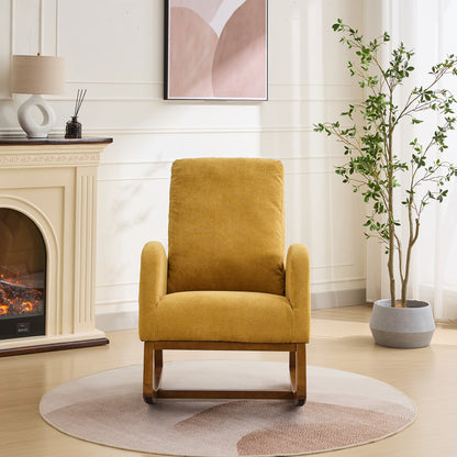 Lester Rocking Chair - Mustard