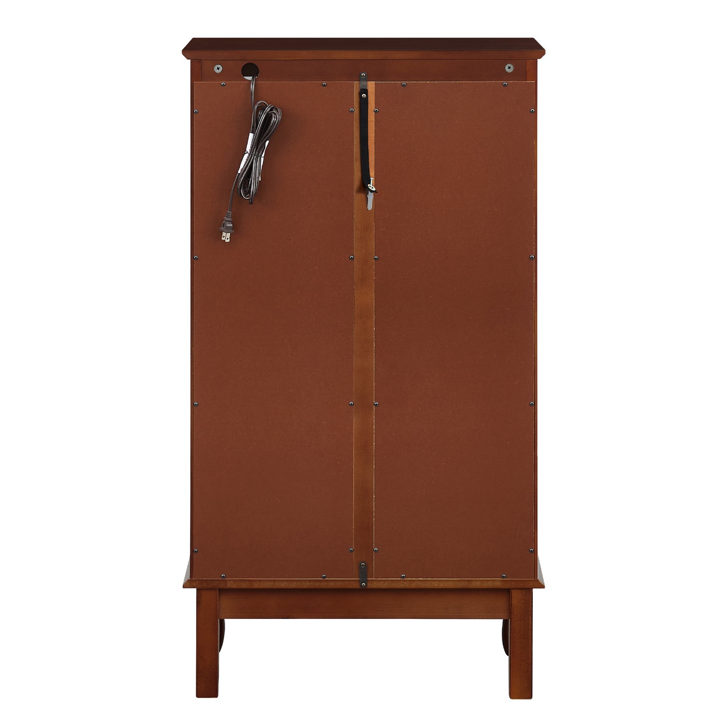 Karla Lighted Curio Diapaly Cabinet - Cherry