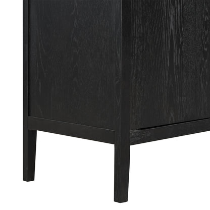 Otto Sideboard Accent Cabinet - Black