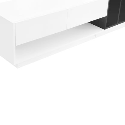 Moka Sleek TV Stand - White