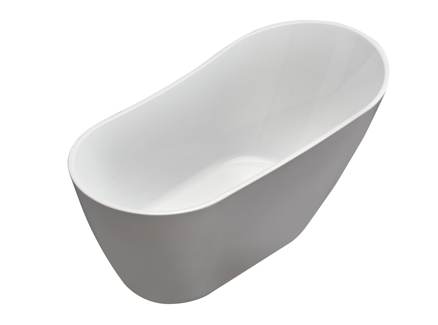 Topa 55" Acrylic Freestanding Soaking Bathtub  - White