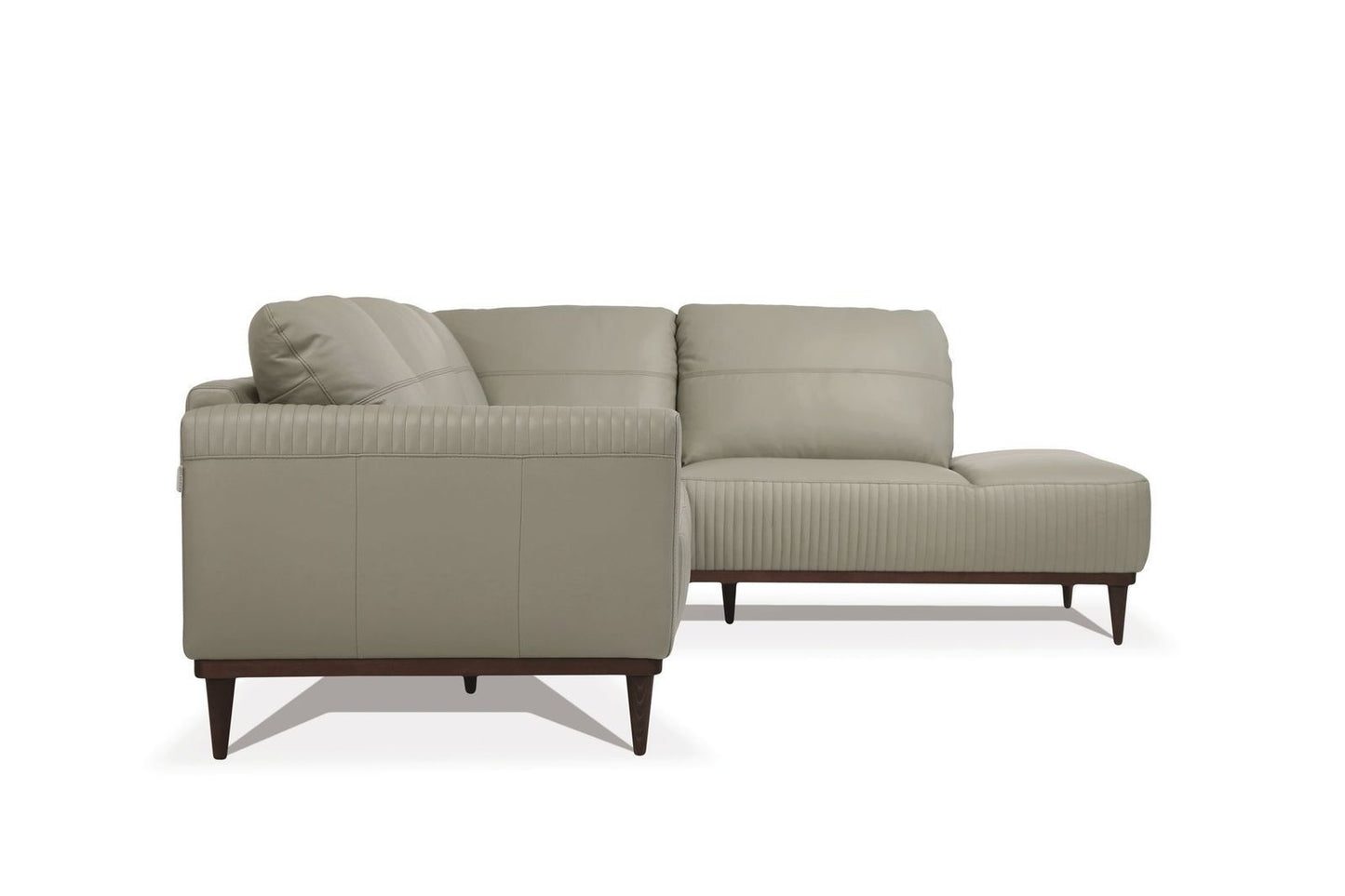 Tampa  Leather-Aire Sectional Sofa - Green