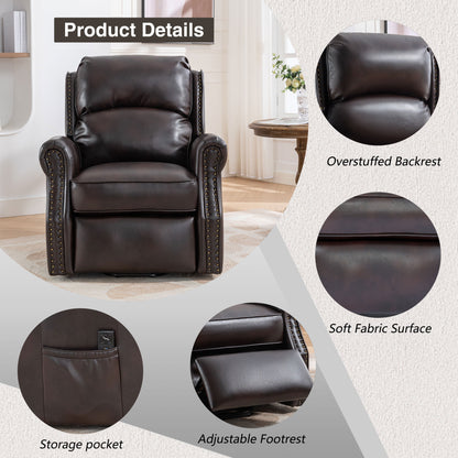 Ramos Power Lift Recliner with Massage - Brown