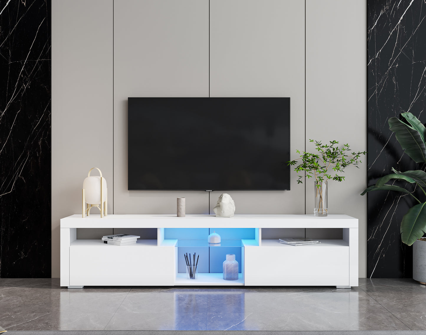 Johnson TV Stand - White