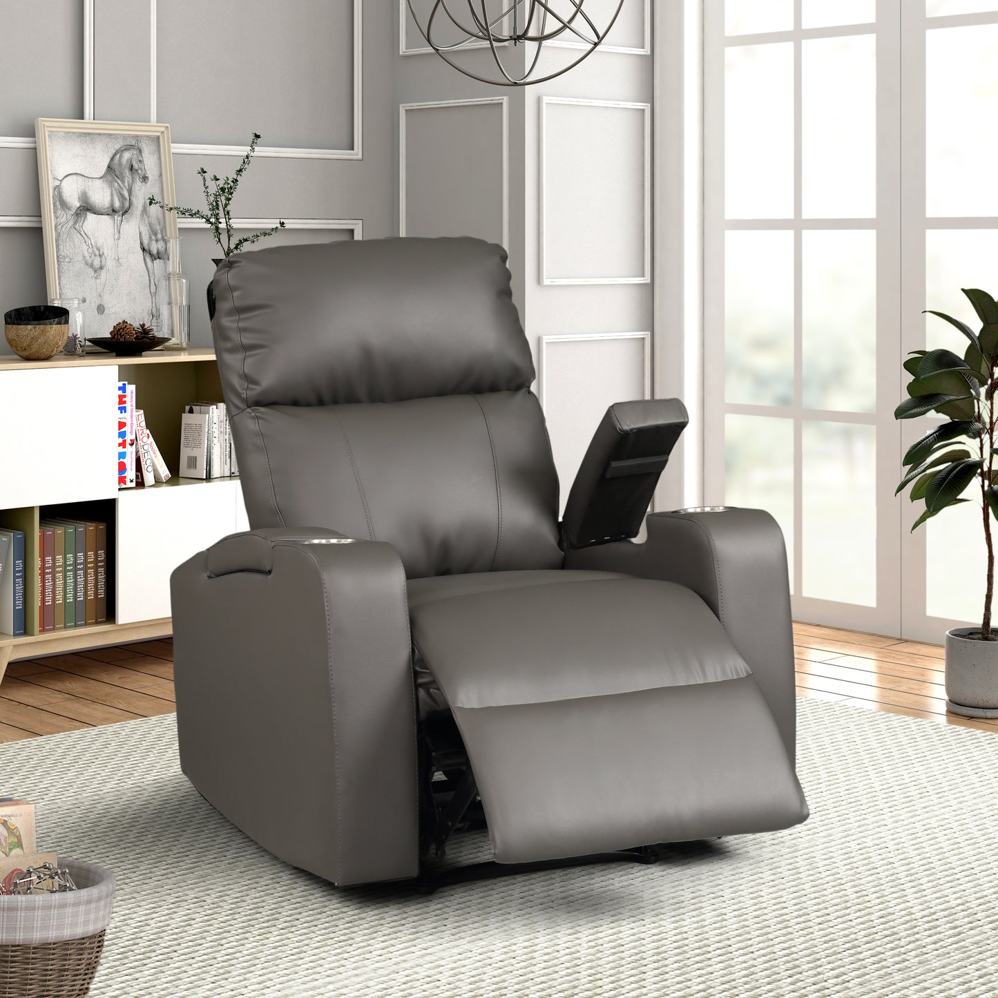 Aliza Modern Power Recliner Chair - Gray