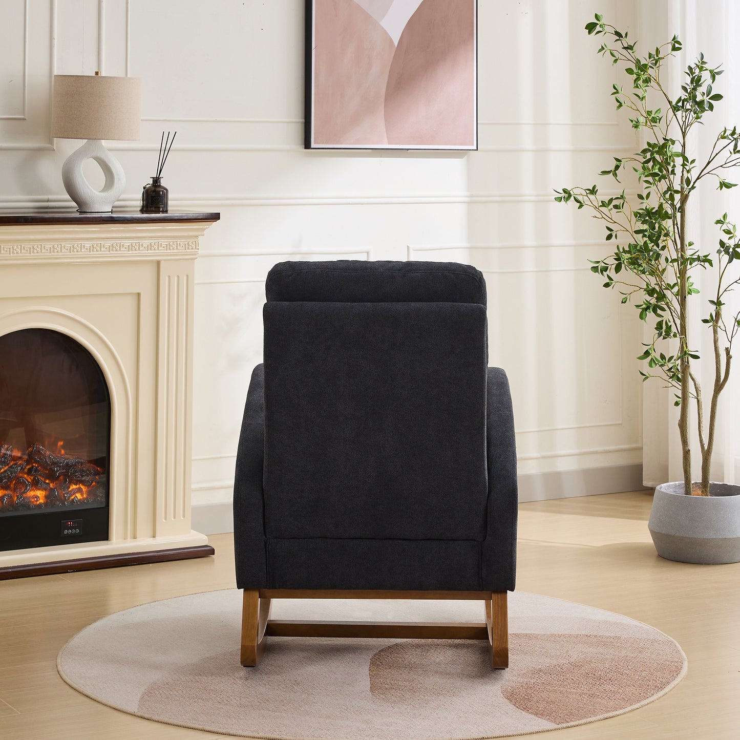 Lester Rocking Chair - Black