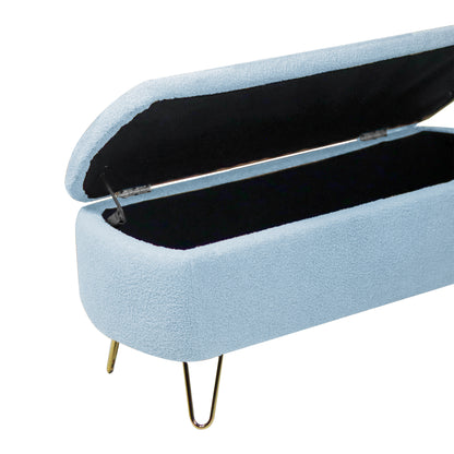 Fur Storage Bench - Blue