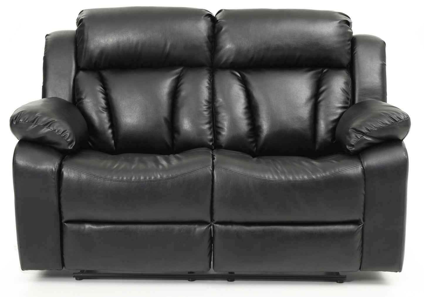 Daria Reclining Loveseat - Black