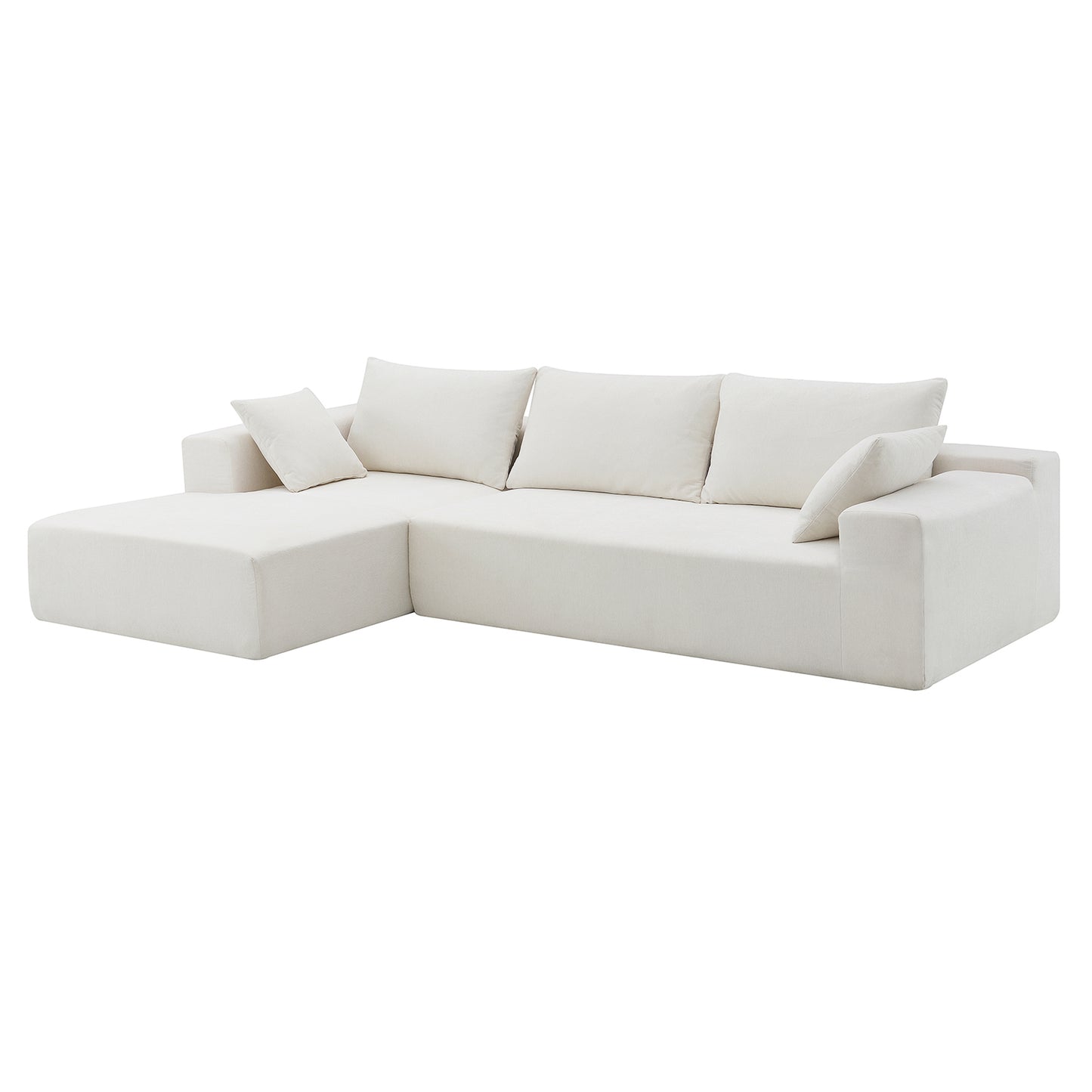 Zoe Modular Sectional Sofa Set - White